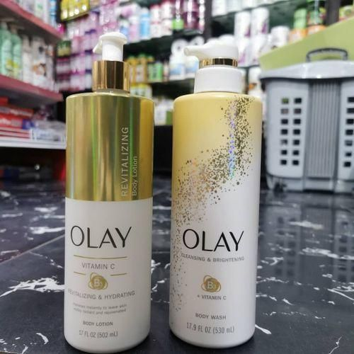 Olay Vitamin C Tone Body Wash & Lotion – (Pack of 2)