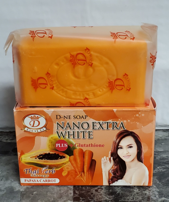 Nano Extra Whitening Papaya & Carrot Soap – Body Care