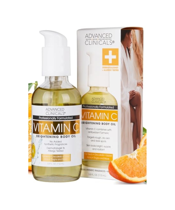 Advanced Clinicals Brightening Body Oil