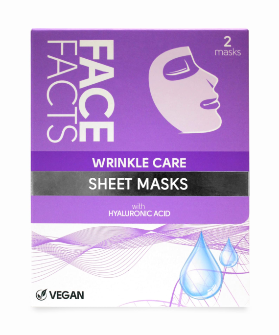 Face Facts Wrinkle Care Sheet Mask X4