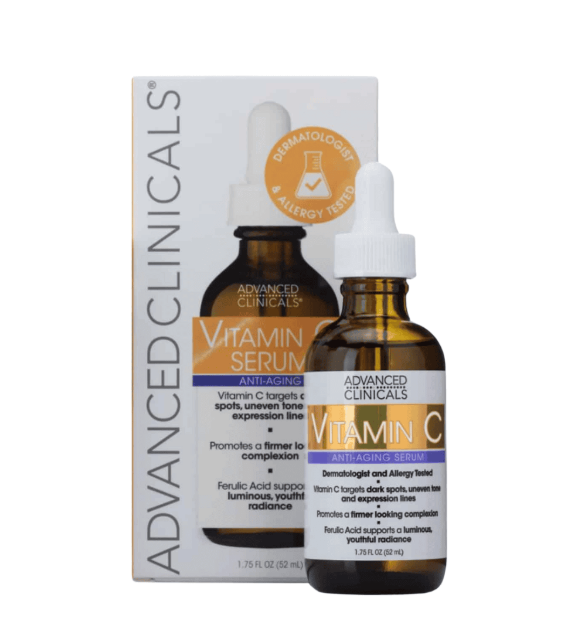 Advanced Clinicals Brightening Vitamin C Face Serum – Dark Spot Treatment