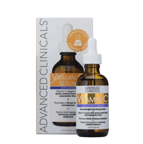Advanced Clinicals Brightening Vitamin C Face Serum – Dark Spot Treatment