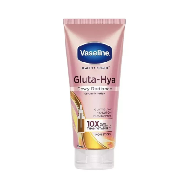 Vaseline Gluta-Hya Dewy Radiance + Flawless Glow Serum-In-Lotion Combo Of 3 Pack - Image 4