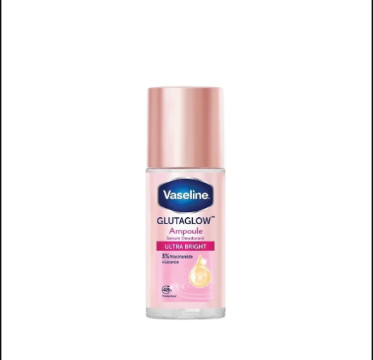 Vaseline Ultra Bright Roll-On Serum GlutaGlow Ampoule Deodorant 45ml