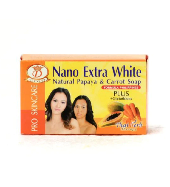 Nano Extra White Natural Papaya & Carrot Soap