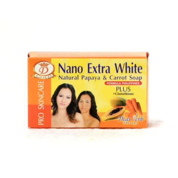Nano Extra White Natural Papaya & Carrot Soap