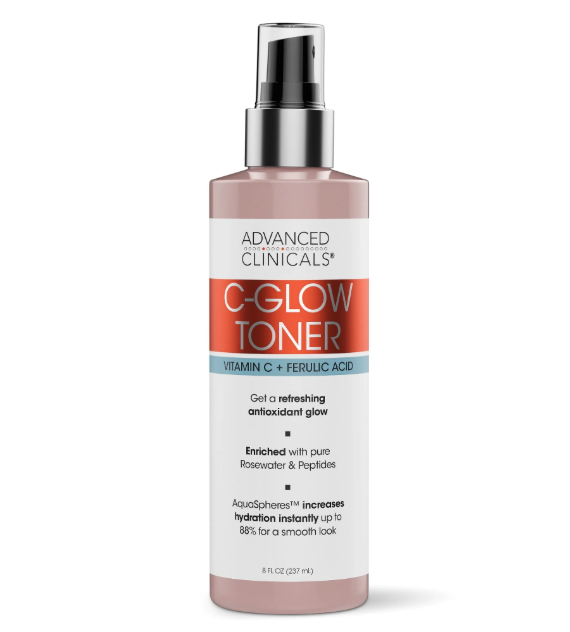 Advanced Clinicals C-Glow Toner – 8oz