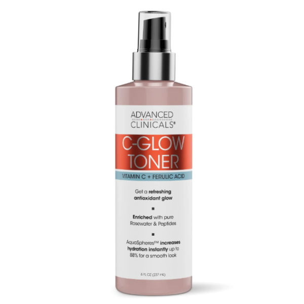 Advanced Clinicals C-Glow Toner – 8oz