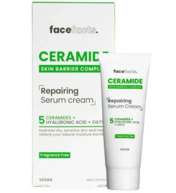 Face Facts Ceramide Skin Barrier Complex Repairing Serum Cream