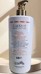 Carrot Magic Exclusive Whitening Body Lotion SPF 60 – 500ml & Face Cream - 500ml