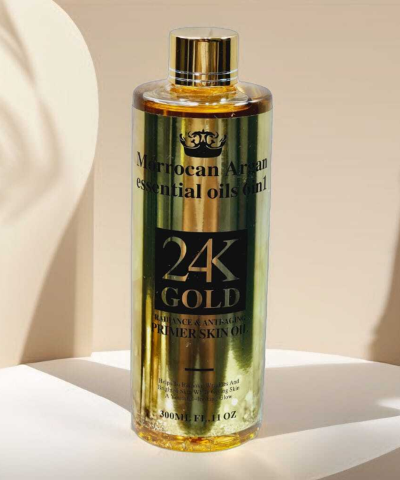Moroccan Argan Essential Oil 6-in-1 Whitening & Glowing – 300ml
