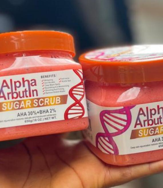 ALPHA ARBUTIN SUGAR SCRUB 650g/18oz