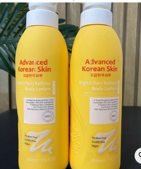 Advanced Korean Skin Bright & Dewy Radiance Body Lotion