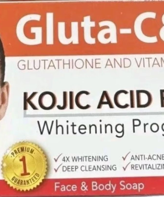 Glutathione C&E Brightening Soap with Kojic Acid Plus+ Skin Lightening Soap body