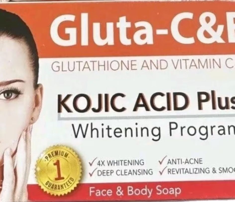 Glutathione C&E Brightening Soap with Kojic Acid Plus+ Skin Lightening Soap body