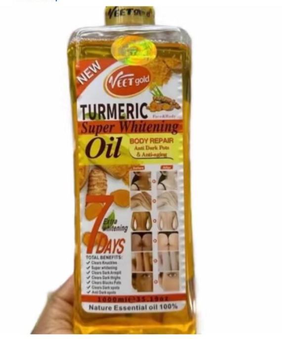 Veet Gold Turmeric oil Body Repair Anti Dark Spots & Anti-aging 100ml