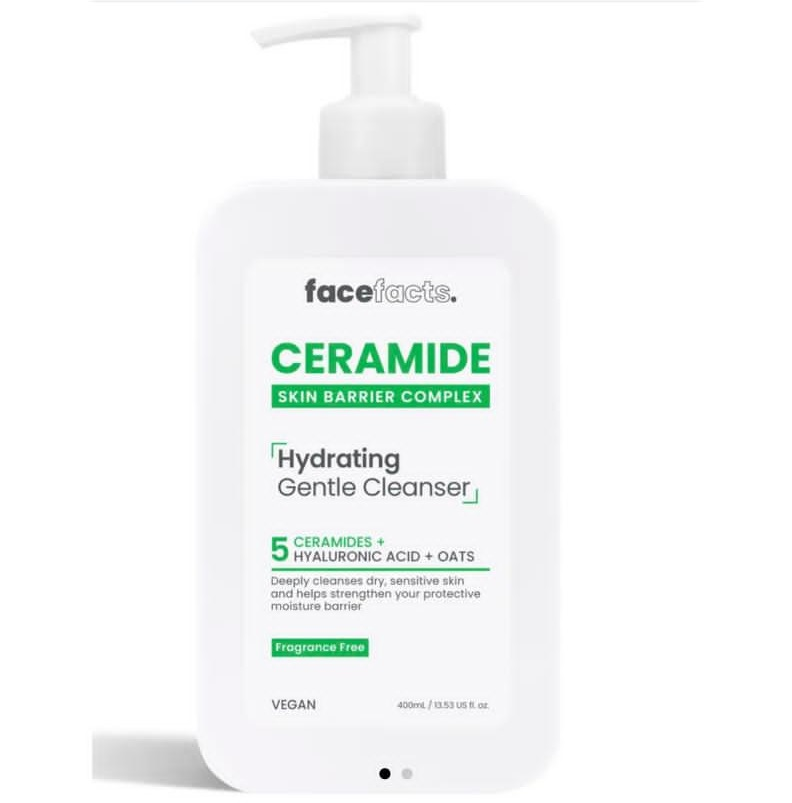 FaceFacts Ceramide Hydrating Gentle Cleanser 140ml