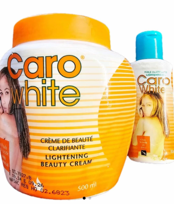 CAROWHITE LOTION 500ML AND OIL 50ML Damz Cosmetics