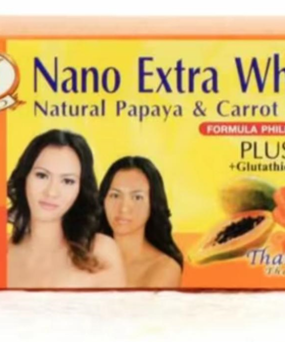 Nano Extra White Natural Papaya & Carrot Soap